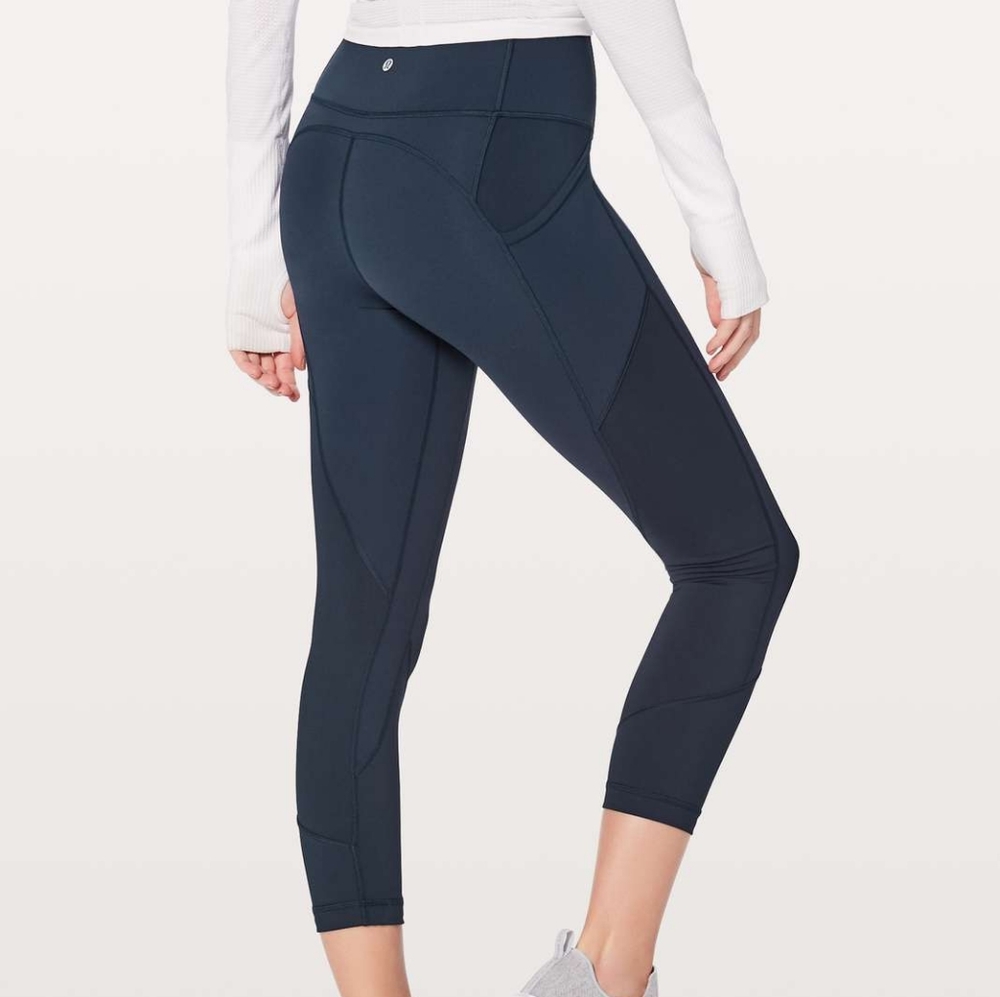 Lululemon All The Right Places Crop II *23" in True Navy